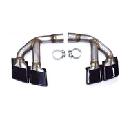 Exhaust Muffler Tip Square Exhaust Tip Cover Muffler For AUDI SQ7 Q7 Upgraded to SQ7 2016-2022 Muffl