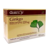 GOLDLIFE GINKGO BILOBA LEAF EXTRACT 120MG TABLETS 120S [EXP: 01/2025]