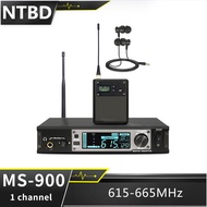 ระบบไร้สายสำหรับอินเอียร์บน MS-900 NTBD เครื่องส่งสัญญาณเครื่องเดียวพร้อมเครื่องรับสัญญาณ1ชุดตรวจสอบ