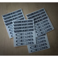 Sticker Rim VOLK RACING = CE28
