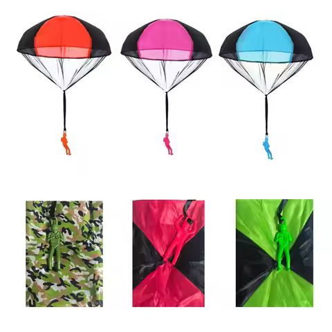Parachute Toys for Kids Tangle Free Outdoor Flying Parachute Men Outside Toys Easter Basket Stuffers