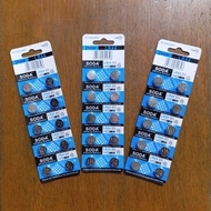 (1 SHEET) BUTTON BATTERY AG13 BATTERY SR LR 44 LR44 L1154F WHOLESALE WATCH CALCULATOR