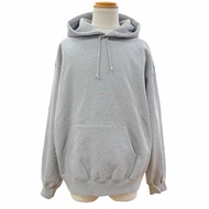 全新 ▼ Supreme SUP 24秋冬緞面貼花連帽衛衣，84%棉，背面飾有品牌標誌，套頭連帽衫，灰色，L碼，正品，男款