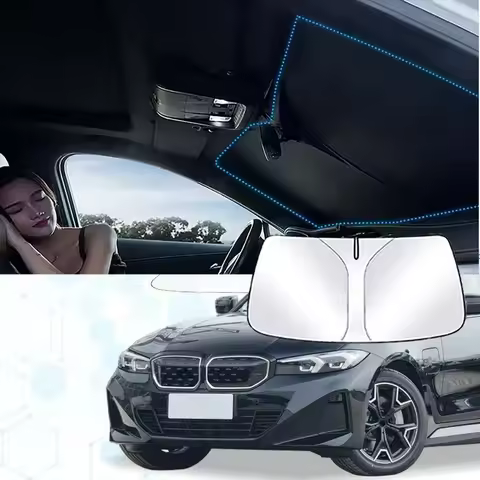 Windshield Sun Shade For BMW i3 i01 Sunshade Sun Visor Protector Foldable Blocks UV Rays Keep Your C