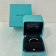 TIFFANY玫瑰金3MM單鑽戒指