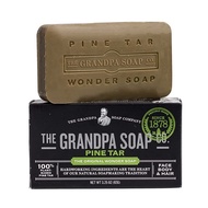 The Grandpa Soap, Face Body and Hair Bar Soap - Pine Tar
