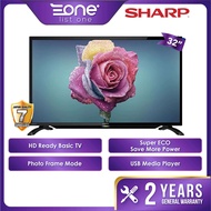 【24H Ship Out】Sharp 32 Inch HD LED TV 2TC32BD1X | MYTV DVB-T2 Myfreeview | Sharp Aquos 32" Sharp TV 