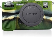 STSEETOP Camera Case for Sony A7CII Alpha 7C II A7CII - Protective Silicone DSLR Skin Cover, Detacha