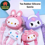 Kuromi Kids Bag Kuromi Character Silicone Rubber Bag Sling Bag