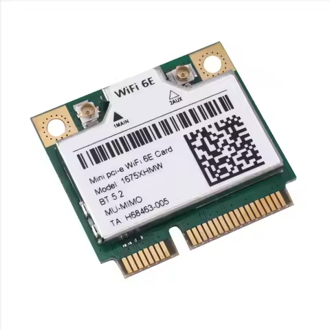DT59 1675X 1675XHMW AX210 WiFi Card WiFi 6E 802.11AX 2.4G 5G 6G 5374Mbps Bluetooth 5.2 Mini Pcie WiF