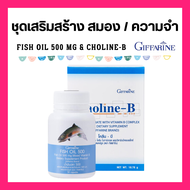 น้ำมันปลา โคลีนบี วิตามินบี  กิฟฟารีน ( Fish Oil 500 mg / Choline-B ) giffarine