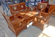 kursi tamu minimalis becak / promo furniture termurah terdekat / set sofa tamu / pujanggameubel / to