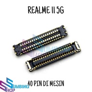 MESIN Realme C11 5G Mainboard Connector FPC Lcd Main Board Socket 40 Pin DI Machine