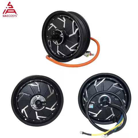QS Motor 12x3.5inch QS260 5000W V4 48V 100kph 72V 150kph Hub Motor for Electric Motorcycle