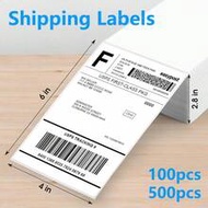 4x6 Inch Self-Adhesive Thermal Shipping Label Paper 100/500 Sheets 100x150mm Commercial Express Ship