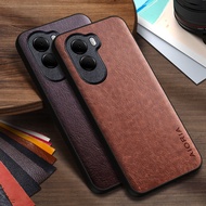 Luxury PU leather Case for Poco M7 M3 M4 M6 4G Pro 5G Business solid color design phone cover Soft T