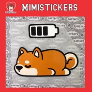 Iron stickers, thermal stickers - rechargeable dog