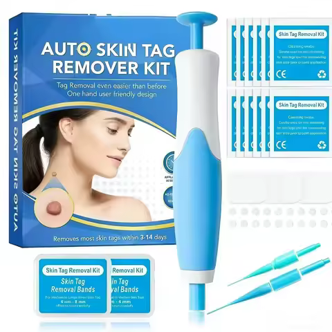 Dual Head 2-IN-1 Skin Tag & Wart Removal Pen,Painless Mole Acne Plantar Wart Chicken Eye Remover Liq