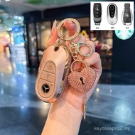 Remote Key Case Cover For Mercedes Benz Maybach S580 A-B-C-M-CLA-CLS-E-G-GLB-GLE-R-SL Class AMG EQC 