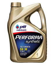น้ำมันเครื่อง เบนซิน สังเคราะห์แท้ ปตท เพอร์ฟอร์ม่า ซินเธติค 5w-30 ขนาด 4 ลิตร (หรือ 1 ลิตร x 4 ขวด