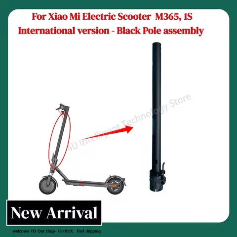 For M365/1S Essential Folding Pole with Base - OEM Replacement for M365 1S Foldable Electric Scooter
