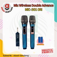 Mic Wirelesa Double Advance MIC-301/Mic Wireless Advance MIC301 Double Mic ORI