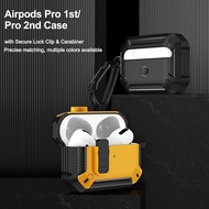 SSD01A1 AirPods 4 case/ AirPods 3 / AirPods Pro 2/AirPods Pro Switch Secure Lock Case Dustproof Shoc