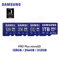 SAMSUNG PRO PLUS MICRO SD READ: UP TO 180MB/s WRITE: UP TO 130MB/s - ( 128GB / 256GB / 512GB /1TB)