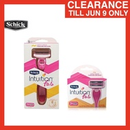 (SHAVE SMOOTHLY) EW Schick Intuition FAB Kit Schick Women Razor Kit Blade Refill Women Shaver Pencuk
