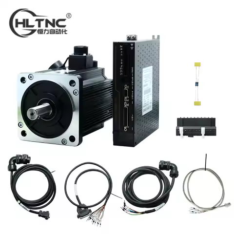 HLTNC 130ST-M15025 With T3DF RS485 Driver 3.8KW 220V/380V AC Servo Motor Kit With Brake 2500 RPM 15N
