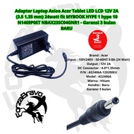 Axioo 12V 2A Laptop Adapter (3.5 1.35 mm) 18 watt fit Axioo mybook 10 11 14 plus 11G 14E 14F 14G 14H