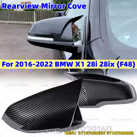 For BMW 1 Series F40 116i 118i 120i 128ti M135i XDrive 2019-2024 Rearview Mirror Cover Caps Shell Si