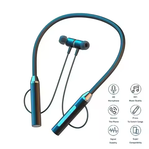 Wireless Bluetooth Earphones Neckband Headphones Gaming Stereo Sports Headset Waterproof Magnetic Ea