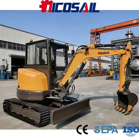 4.0 Ton Mini Excavator CE Certified Euro 5 Heavy Duty Stable Performance for Building Construction
