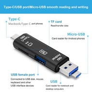 3-In-1 USB Type-C Card Reader /OTG   (USB/Type-C/Micro USB)- Free postage !!
