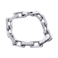 【二手】LOUIS VUITTON男士Monogram帆布不銹鋼鏈手鍊 - 二手