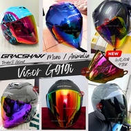 (VISOR) Gracshaw Visor G919i Glazzo Animalia Dualtone Mono Plain VISOR TSR G919 Visor 100% Original 