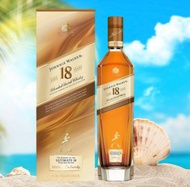 John.nie Walker 18 Yr Old 700ml  威士忌 酒 Glass (HOT SALES)100% Ready Stock