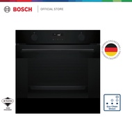 [NEW] Bosch Series 4 Built-In Oven with Steam Assist | 76 L | 60 × 60 cm | Black - HUA736EA0K