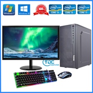 Bộ máy tính để bàn PC Gaming + Màn hình 19 inch Provision Cấu hình core i3 i5 i7 Ram 8GB SSD 120GB +