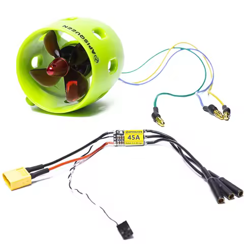 ApisQueen U1 Underwater Thruster With 45A Bi-Directional ESC,16V 2Kg Thrust Brushless Underwater Sub