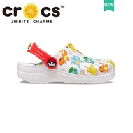 รองเท้า crocs เด็ก crocs classic pokemon clog รองเท้าชายหาด กันลื่น ระบายอากาศได้ดี ลายโปเกม่อนคลาสสิก สําหรับเด็ก|207739