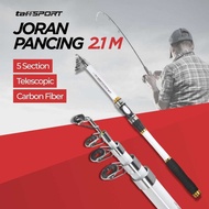 Portable Carbon Fiber Antenna Fishing Rod CF3000, Lightweight, Strong, Quality Carbon Folding Rod - 