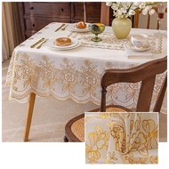 Tablecloth Pvc Table Cover Waterproof & 0ilproof Table Mantel Classic Exquisite Table Cover Protectc