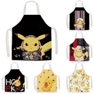 Kids Apron Cartoon Pokemon Apron Kids Art Apron Household Kitchen Baking Apron Waterproof Apron Kind