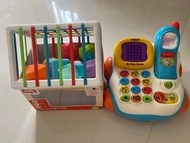 VTech 學習電話 + Top Toys 顏色形狀配對玩具