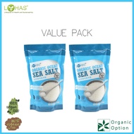LOHAS New Zealand Organic Ocean Sea Salt 500g x2