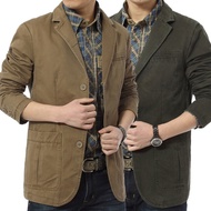 ✨Ready Stock✨ raya baju jaket lelaki Casual Suit Men's Jacket Young and Middle-Aged All-Match Single