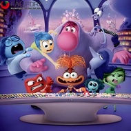 AFALLFOR Inside Out2 Costume, Dress Up Anger Inside Out2 Cosplay, Personality Fear Sadness Anxiety K