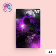 ZORO ( SERIES 1 ) - TNG CARD Sticker Cover (Waterproof, High Quality) ,TNG CARD , ONE PIECE